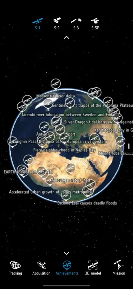 Copernicus Sentinel app screenshot 1