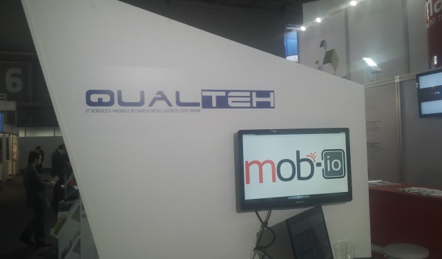 The Beta version of MOB-IO, in live demos at the Romanian exhibition stand, in Barcelona